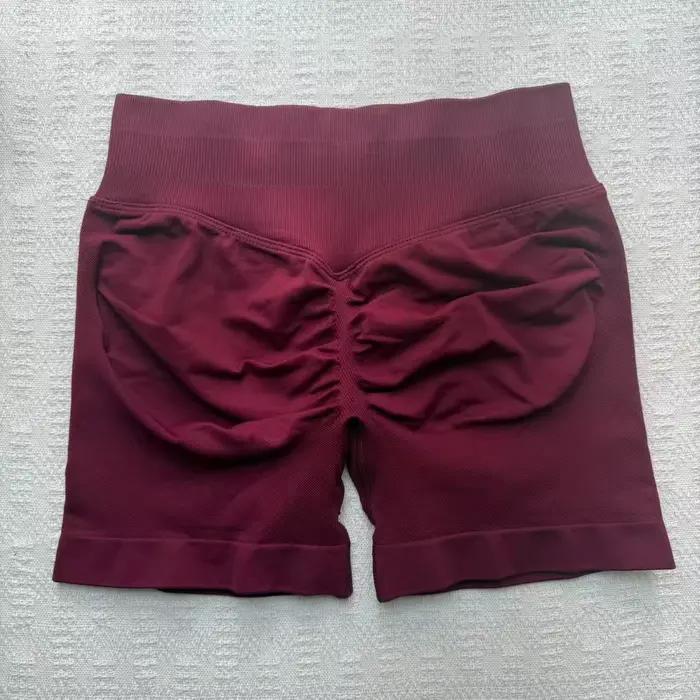NO LOGO Nouveau haut court de sport pour femme, demi-zip, manches Roland, trou pour le pouce, bas cô