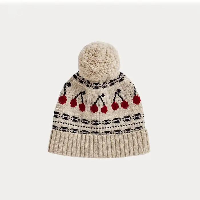 Pull pour filles Marque BP Nouvelle Collection Hiver 2026 Cardigan Bébé Cerise Mignon Hauts pour gar