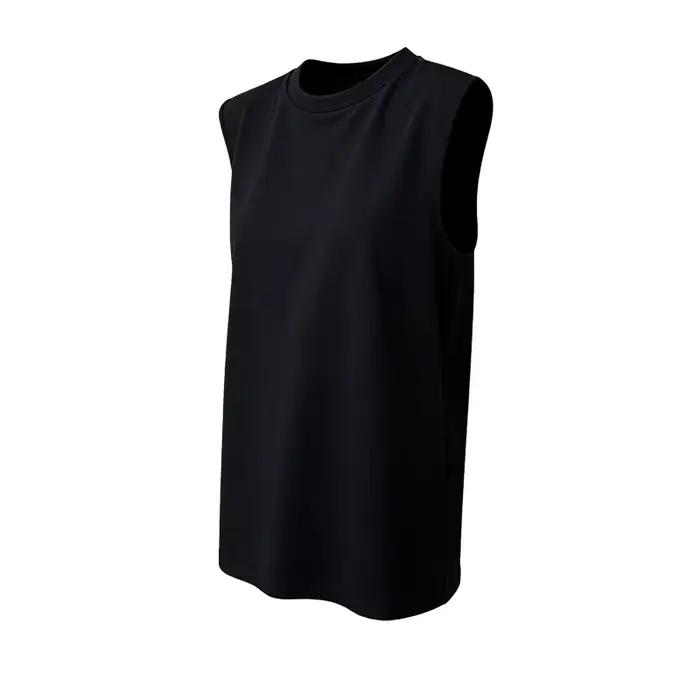 Vêtements pour femmes T-shirt sans manches été coupe ample gilet col rond débardeur confortable resp