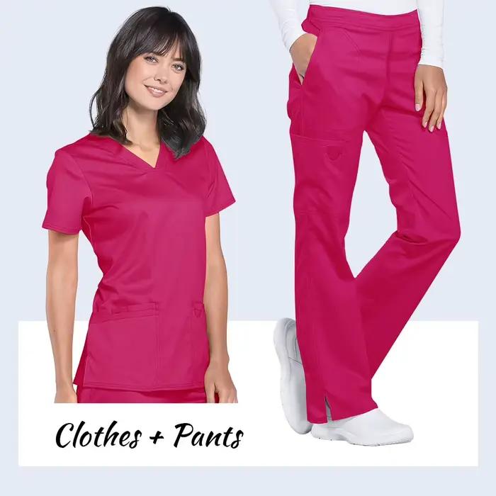 Uniformes chirurgicaux pour médecin et infirmière, ensemble de gommage pour femme, vêtements de trav