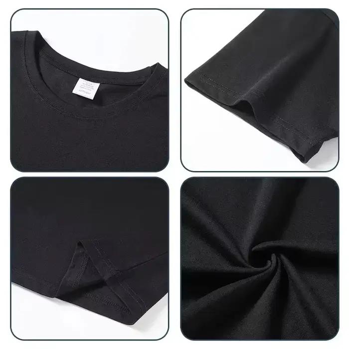 2025 été strass motif drôle T-Shirts quotidiens hommes et femmes Simple bloc de couleur polyvalent g