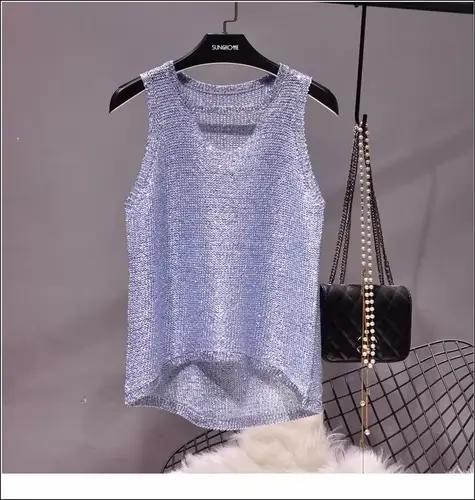 Y-Women-Haut évidé avec ceinture pour femme, haut sexy, pièce brillante, coeur découpé, mode coréenn