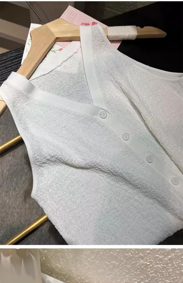 Blouse en polyester coréenne chic col en V décontractée pour femmes printemps été occassions variées