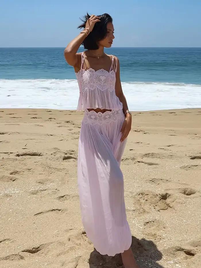 Ensemble haut et jupe imprimé Chic pour femmes