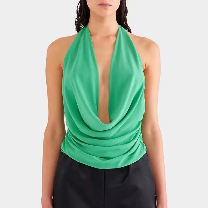 Hirigin – hauts à col licou tendance pour femmes