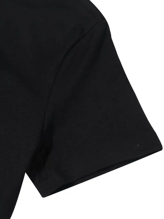 T-shirt Femme Polyester Élégant Décontracté pour Occasions Spéciales et Jours Casual