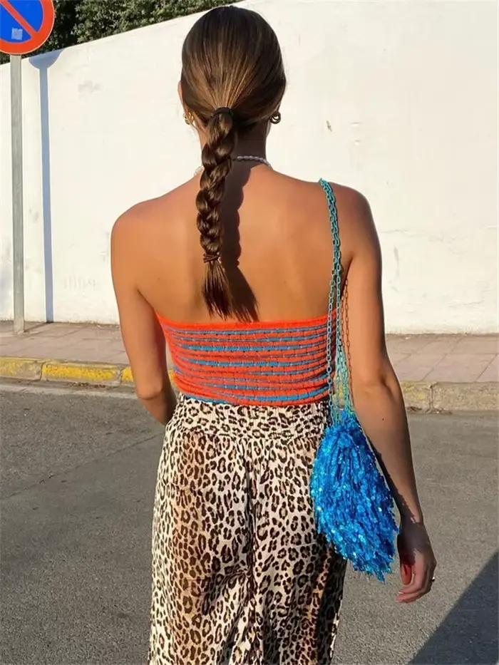 Bustier en coton et élasthanne TOSSY 2026 sexy à épaules dénudées pour femmes style streetwear été printemps occasions spéciales
