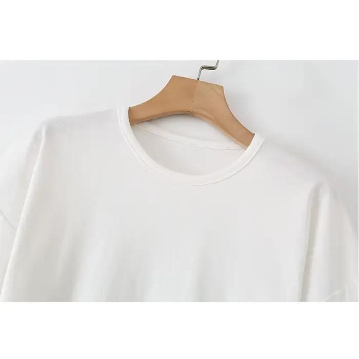 Chemisier Tshirt en Dentelle pour Femmes Nouvelle Mode Ete 2026 Elégant Chic Confortable Vacances Style Jeune Polyester Dentelle