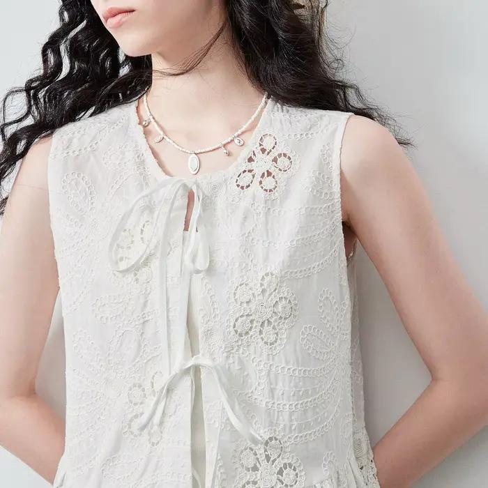 TOYOUTH Blouse sans manches pour femme