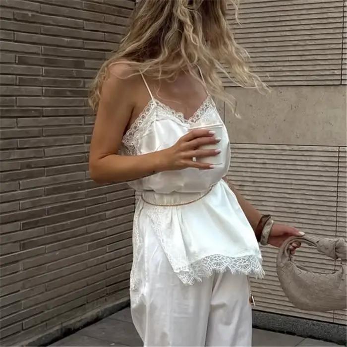 Hirigin – débardeur en Satin pour femmes