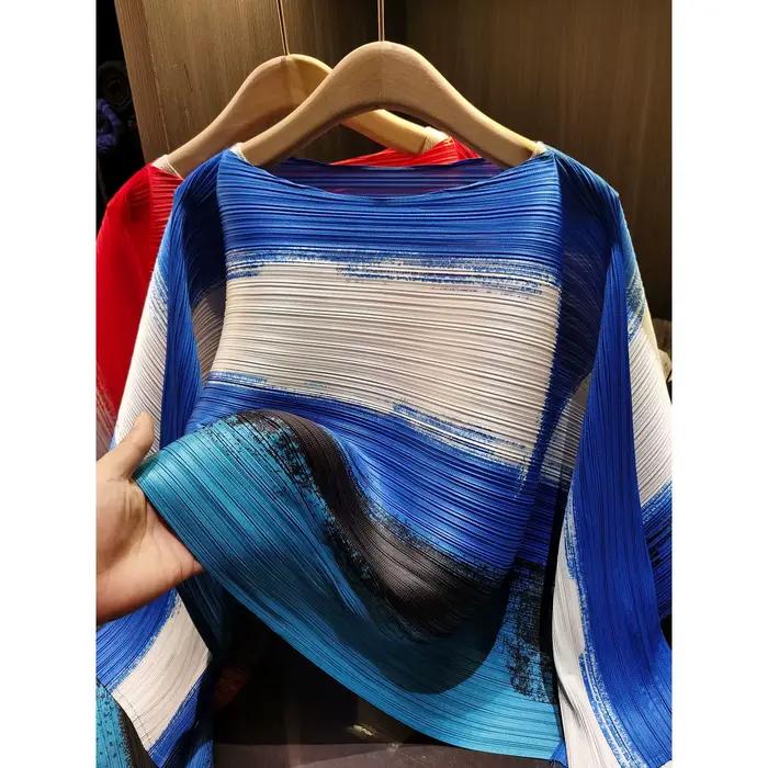 Haut plissé Miyake Printemps-Été 2026 Nouvelle Collection