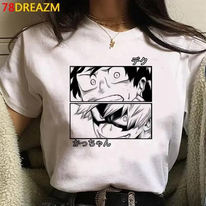My Hero Academia Top t-shirts T-shirt femmes Harajuku Kawaii Tumblr