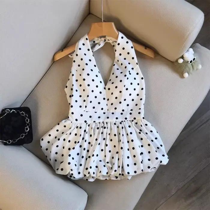 Nouveau débardeur court sexy dos nu pour femme