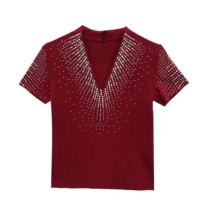 Nouveau T-shirt de luxe d'été pour femme