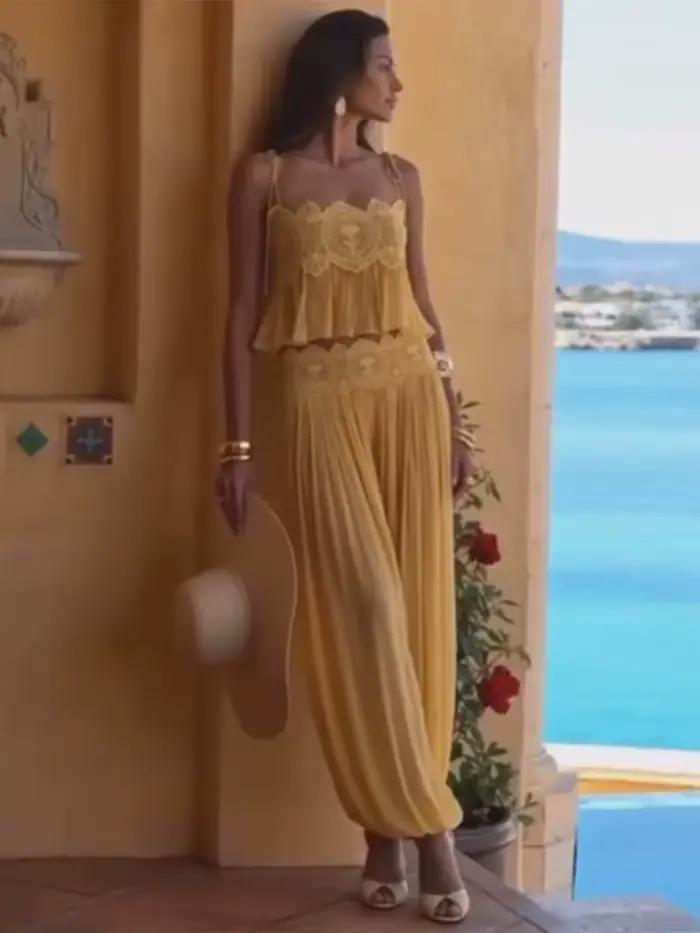 Ensemble haut et jupe imprimé Chic pour femmes