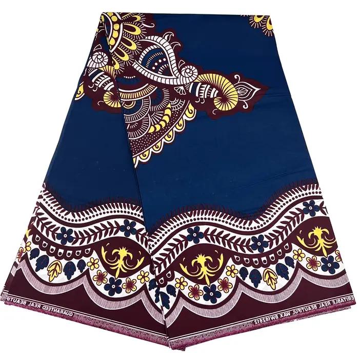 Tissu africain en cire batik pour robe de soirée