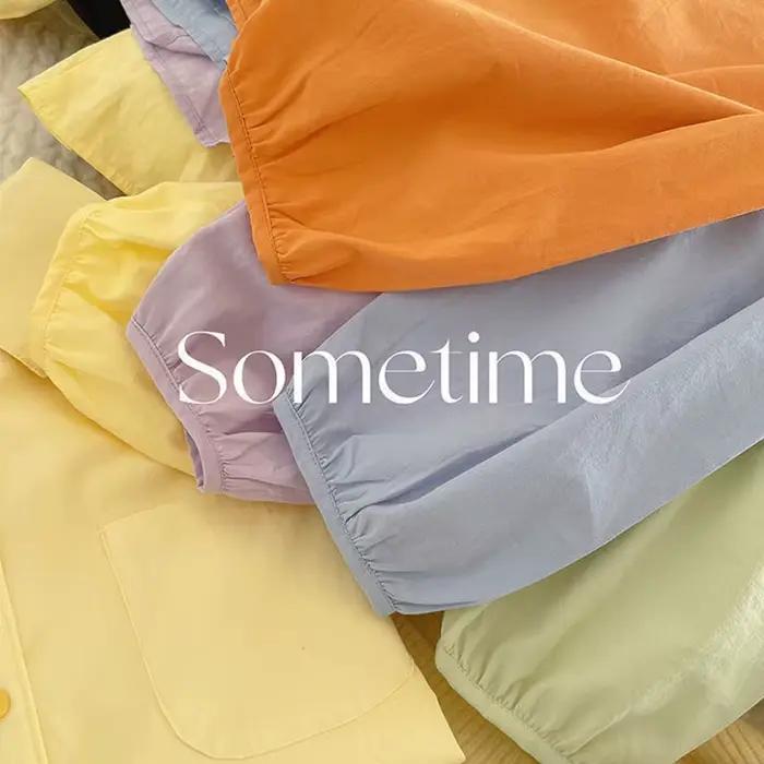 Chemise à volants de style français doux pour femmes, printemps-été 2026, manches bouffantes, chemise à boutons, jaune clair, col Peter Pan