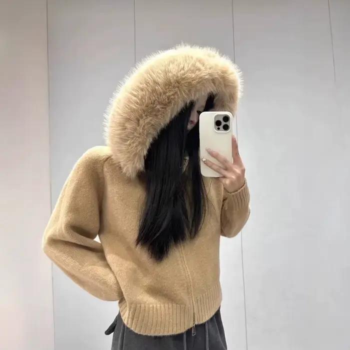 Cardigan ample en maille pour femme