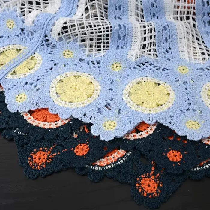 Débardeur brodé au Crochet pour femmes