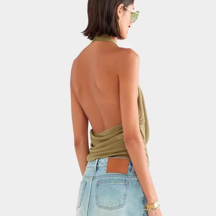 Hirigin – hauts à col licou tendance pour femmes