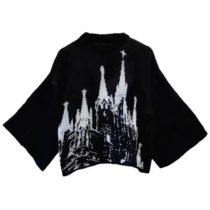 Pull ample pour hommes et femmes Harajuku