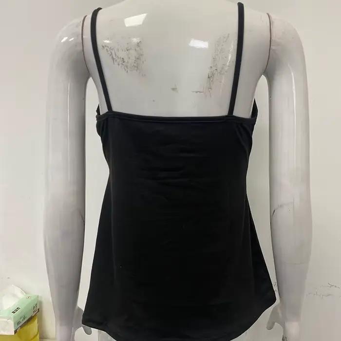 Camisole esthétique vintage à imprimé floral avec strass décoratifs