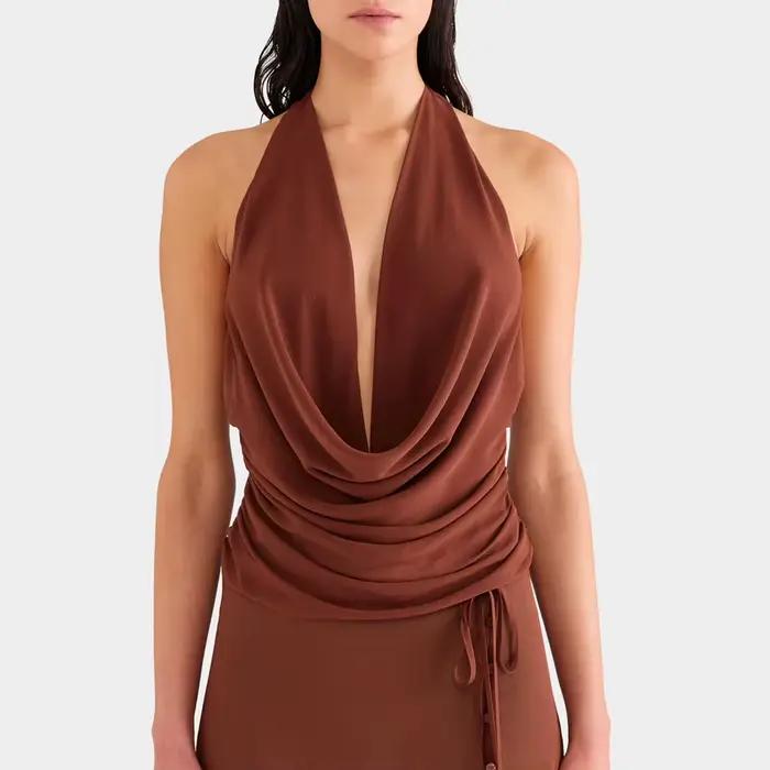 Hirigin – hauts à col licou tendance pour femmes