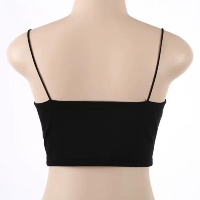 Débardeur d'été SMPG en coton et élasthanne pour femmes, style sexy et club, hauts noirs et blancs, occassions spéciales et fitness