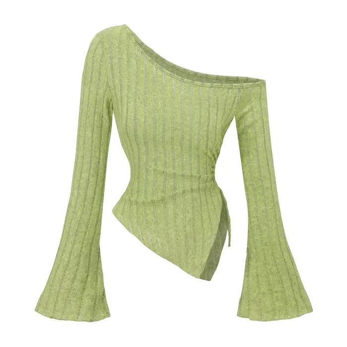 T-shirt asymétrique élégant et décontracté pour femme