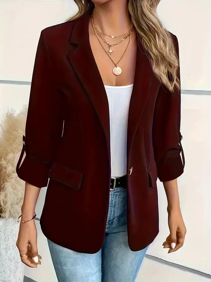 Blazer à manches longues pour femmes