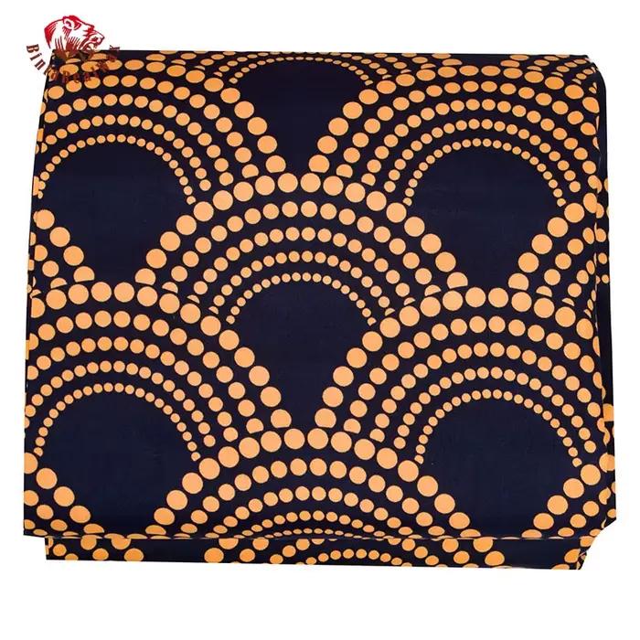 BintaRealwarn-Tissu Africain en Polyester à Motif d'Éventail Ankara