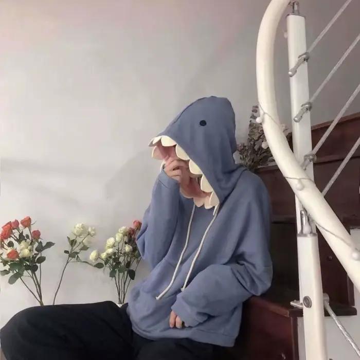 Sweat-shirt à capuche en polaire à manches longues avec cordon de serrage