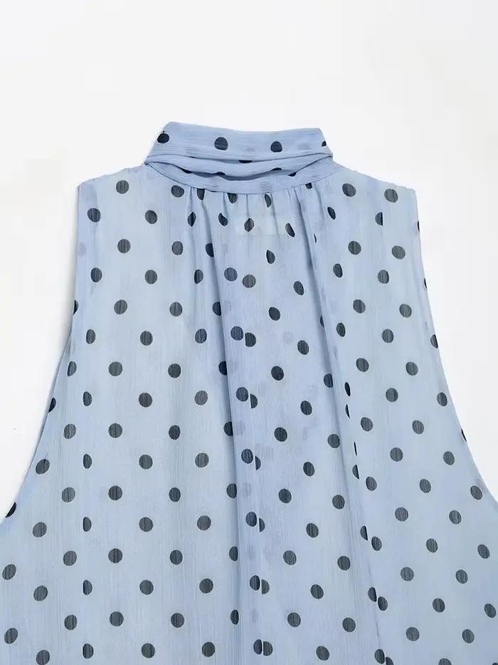 Hauts à pois pour femmes