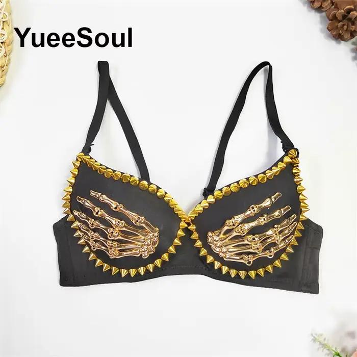 Noir culture hauts Floral diamant perle gland débardeurs 2025 été nouveau Y2K fête Club mariage haute rue Sexy femmes vêtements