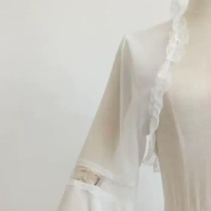 Blouse Femme Style Gothique avec Corsage en Dentelle