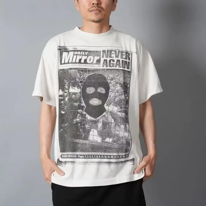 T-shirt Streetwear 26SS à imprimé graphique pour hommes et femmes