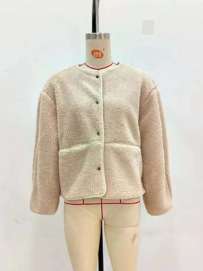 Veste courte en polaire pour femmes