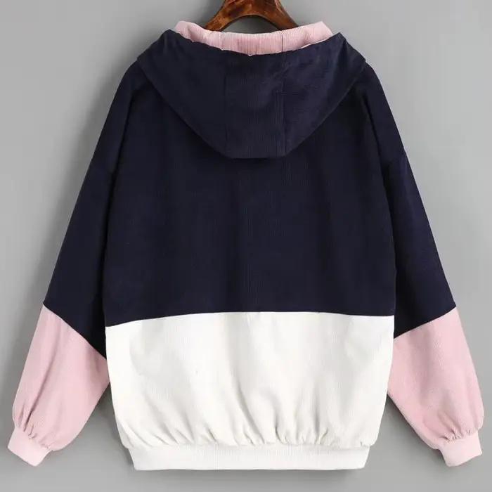 Veste en velours côtelé Bella Philosophy patchwork à boutons pour femme, élégante et polyvalente pour les occasions spéciales et les journées décontractées