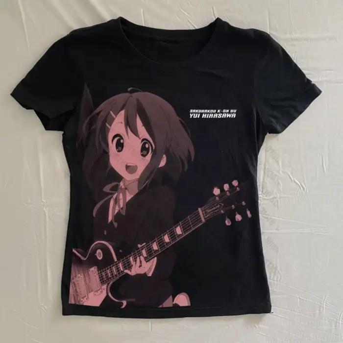 Haut court Anime Grunge pour femmes