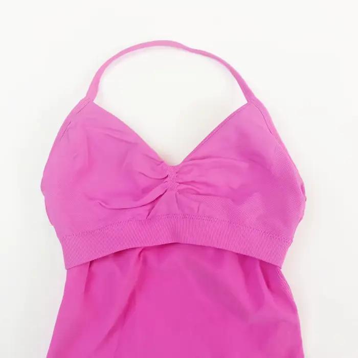 NCLAGEN Impact palangre haut à bretelles sport Yoga gilet femmes Fitness débardeur gymnase beau dos ouvert soutien-gorge course entraînement licou