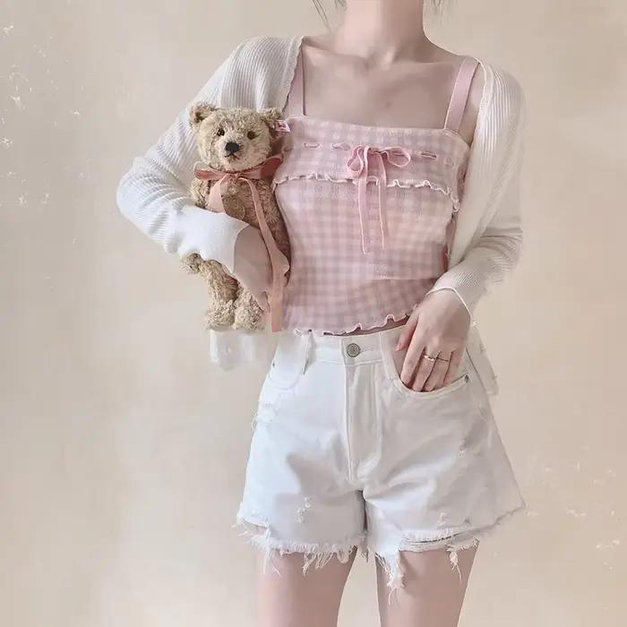 Haut court mignon pour femmes