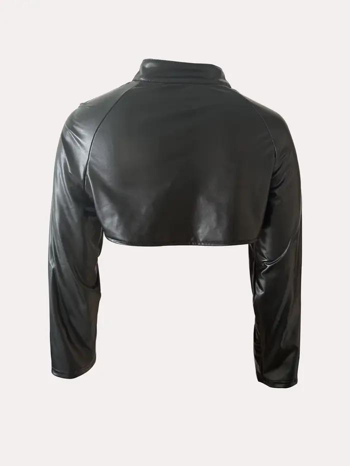 Blouson similicuir PU femme