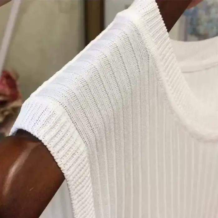 Gilet tricoté d'été tendance pour jeunes femmes et enfants