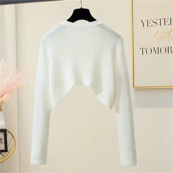 Cardigan français avec licou pour femme