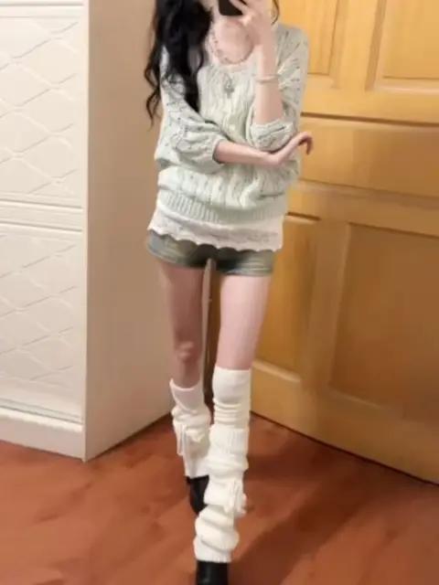 2025 vêtements pour femmes pulls tricotés lâche mode Pull coréen Sueter Mujer évider tricot mince