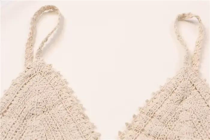 Camisoles et réservoirs en dentelle brodée pour femmes