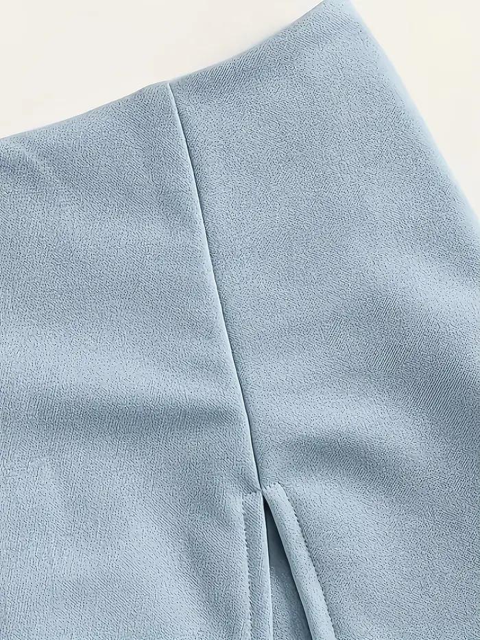 Haut licou élégant pour femme, pantalon court exclusif, polyester et élasthanne, pour femmes matures, élégant et sexy, idéal pour les occasions estivales