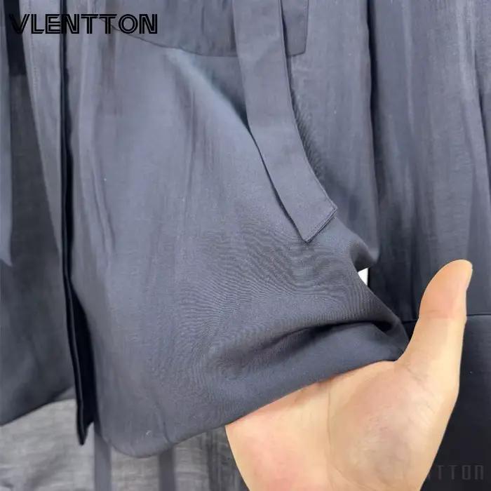 Chemisier en satin pour femme