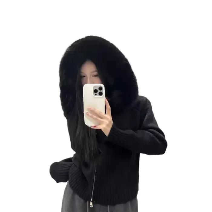 Cardigan ample en maille pour femme