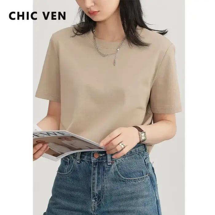 Nouveautés T-Shirts Chic Ven Pour Femmes Décontractés Et Confortables Occasions Estivales Et Spéciales